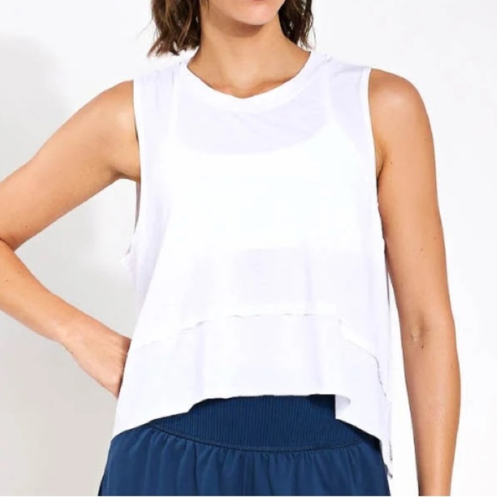 Elegant White Sleeveless Tank Top